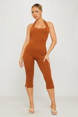 Scarlett Jumpsuit - Brown