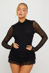 Seraphina Mini Dress - Black