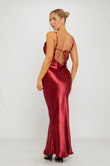 Sara Maxi Dress -Wine