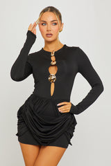 Margot Mini Dress - Black