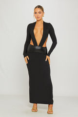 Amelia Maxi Dress -Black