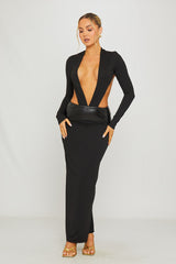 Amelia Maxi Dress -Black