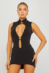 Genevieve Mini Dress - Black