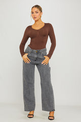 Isabella Bodysuit - Brown