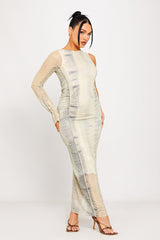 Olivia Midi Dress - Beige