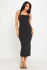 Scarlett Midi Dress - Black