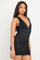Isla Mini Dress - Black