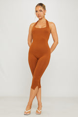 Scarlett Jumpsuit - Brown