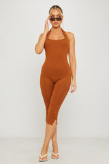 Scarlett Jumpsuit - Brown