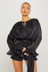 Evie Mini Dress -Black