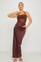 Maggie Maxi Dress -Brown