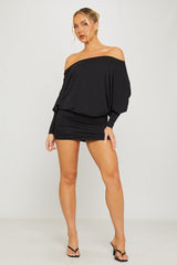 Emily Mini Dress -Black
