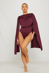 Amelia Bodysuit - Burgundy