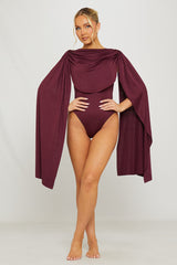 Amelia Bodysuit - Burgundy