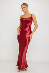Sara Maxi Dress -Wine