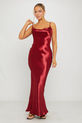 Sara Maxi Dress -Wine