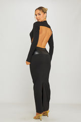 Amelia Maxi Dress -Black