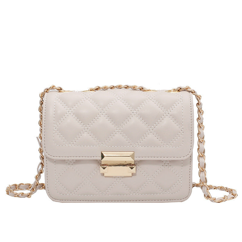 Sophia Rhombic Chain Shoulder Bag