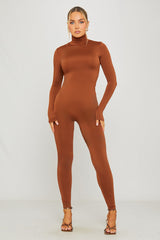 Aria Jumpsuit - Brown