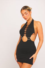 Aurora Mini Dress - Black