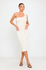 Evelyn Midi Dress - Cream