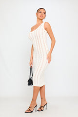 Evelyn Midi Dress - Cream