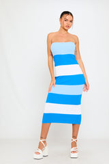Harper Midi Dress - Blue