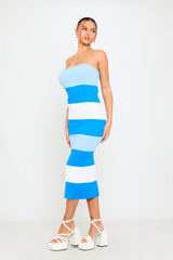Harper Midi Dress - Blue