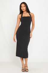 Scarlett Midi Dress - Black