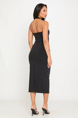 Scarlett Midi Dress - Black