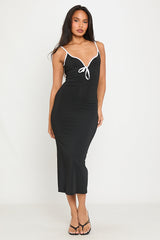 Aria Midi Dress - Black