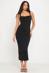 Luna Midi Dress - Black