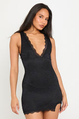 Isla Mini Dress - Black