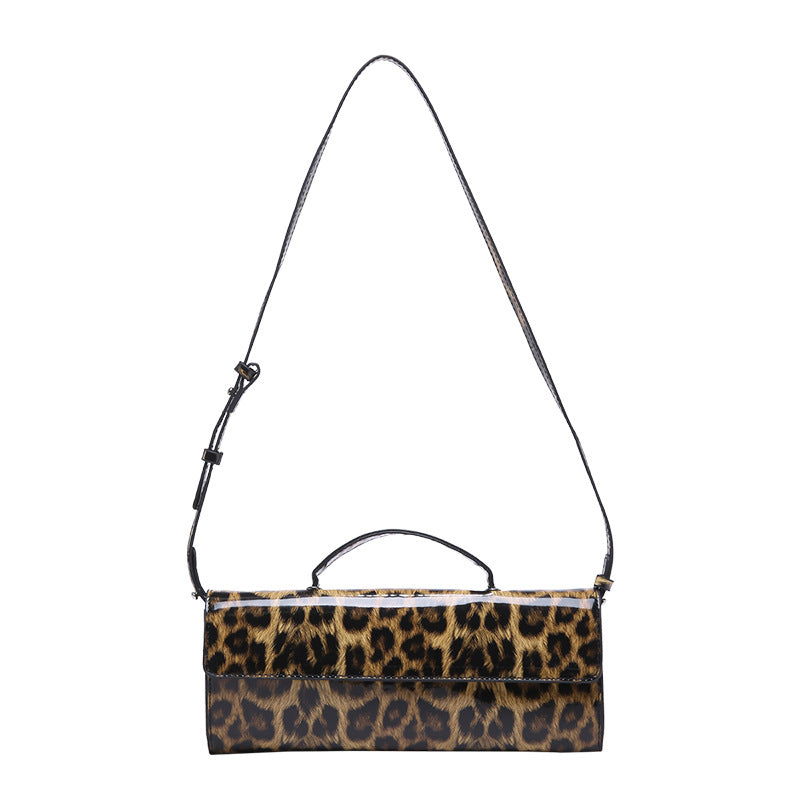 Zara Leopard Print Portable Shoulder Bag